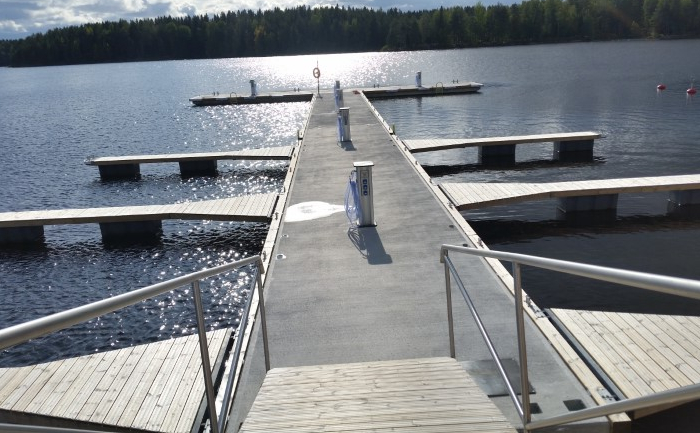 Saana matkailukeskuksen laituri